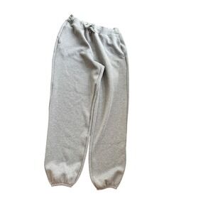 SPANX Women's Grey Lounge Sweatpants Size L Cozy Athleisure Minimalist Comfort